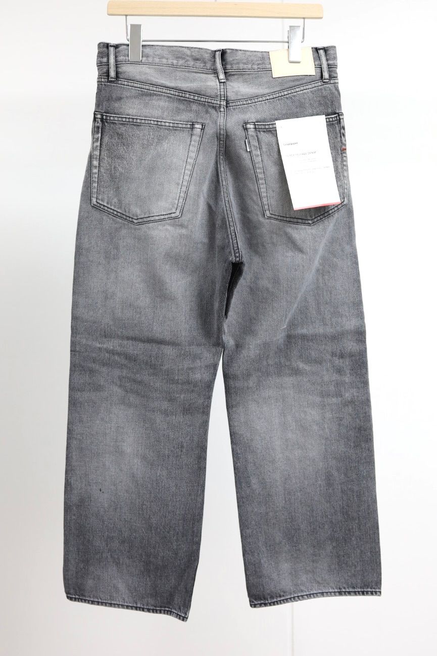 グラフペーパー Selvage Denim Five Pocket wide Straight Pants(GU261-40059LB)BLACK_LIGHT FADE★1月24日(土)発売！