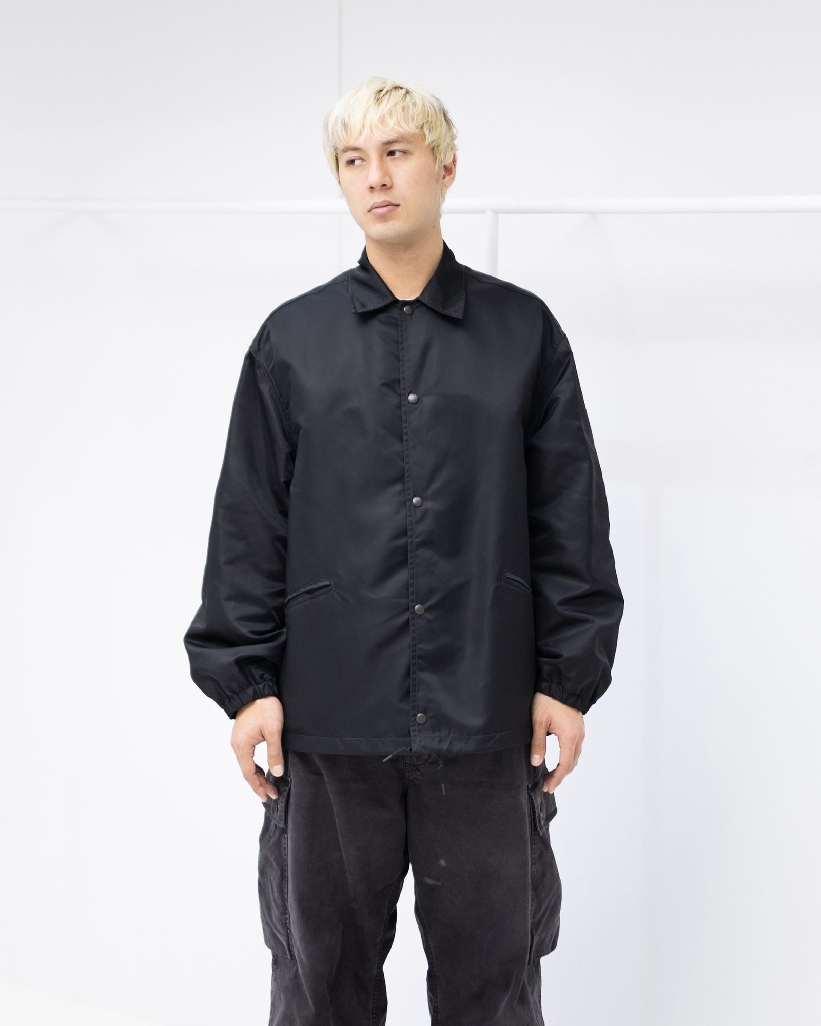 blurhms 26SS Washed Nylon Coach Jacket MARKスタイル！
