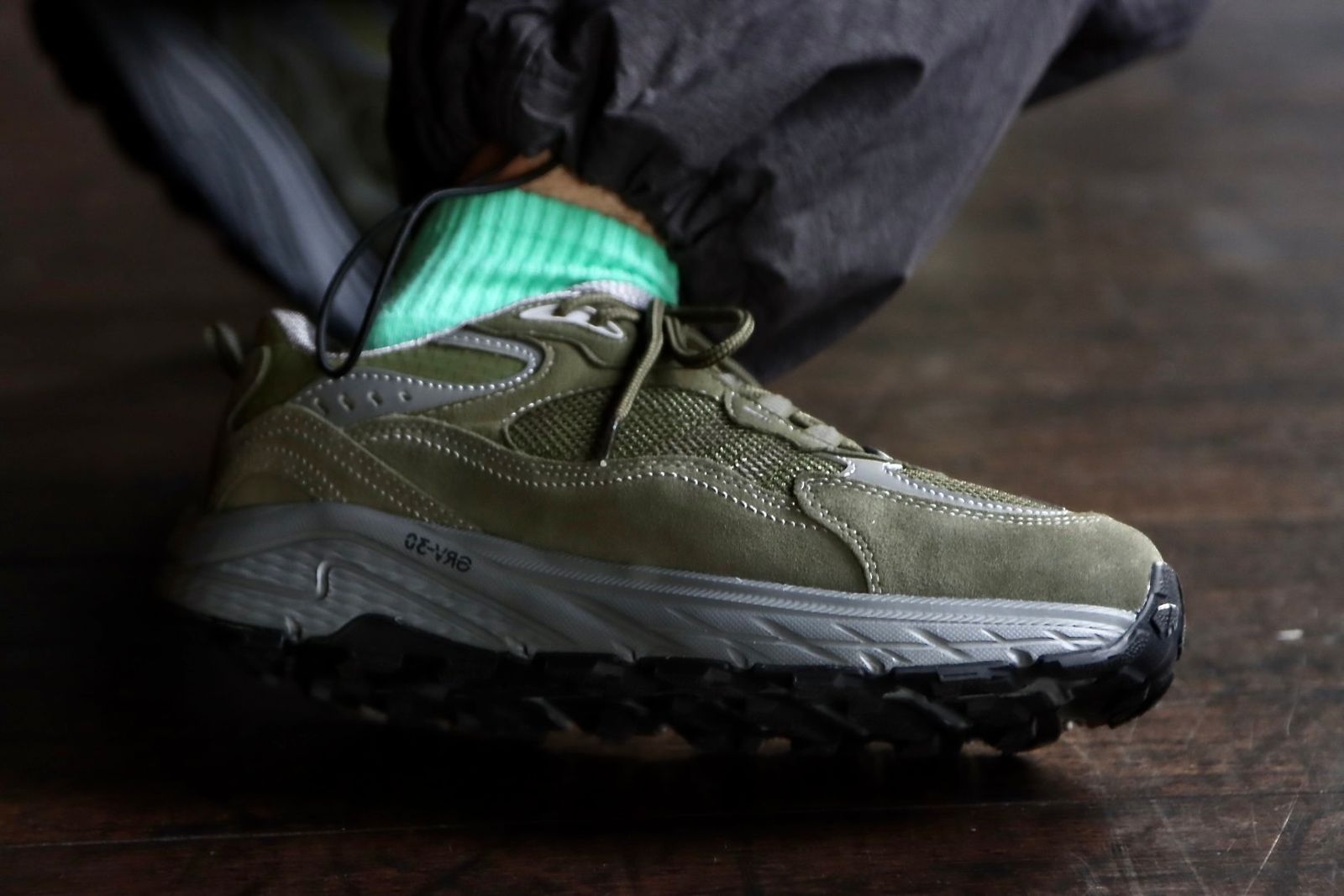 グラフペーパー22AW PERTEX Riversible Hooded Downスタイル.2022.9.23.