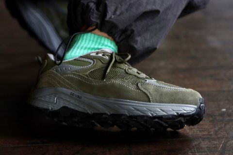 グラフペーパー22AW PERTEX Riversible Hooded Downスタイル.2022.9.23.