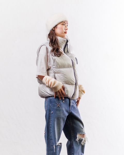 CANADA GOOSE レディース新作Cypress Puffer Vest Black Label style.2024.11.6