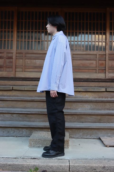 is-ness×THOMAS MASON VENTILATION LONG SLEEVE SHIRT style.2022.2.12.