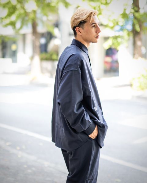 FreshService WOOLY TWILL TECH SHIRT(NAVY)9月28日(土)新作初売！