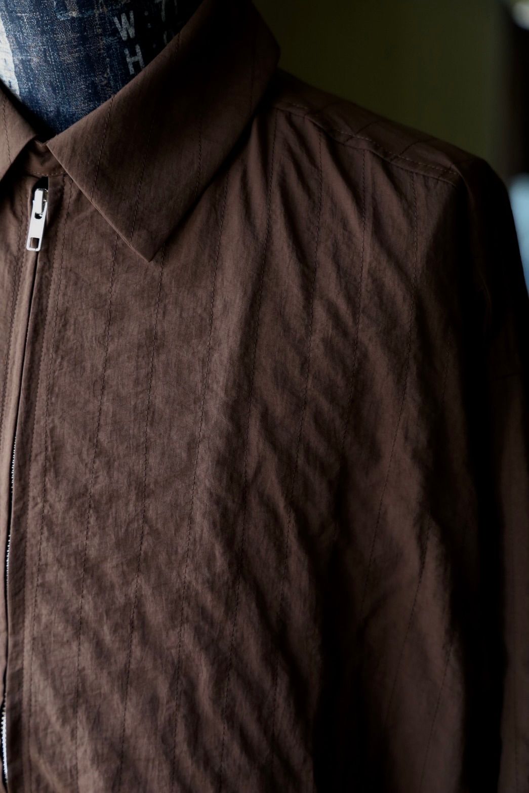 S.F.C 25FW エスエフシー STITCHED NYLON SWING TOP(SFCFW25J04)D.Brown☆9月20日(土)発売！