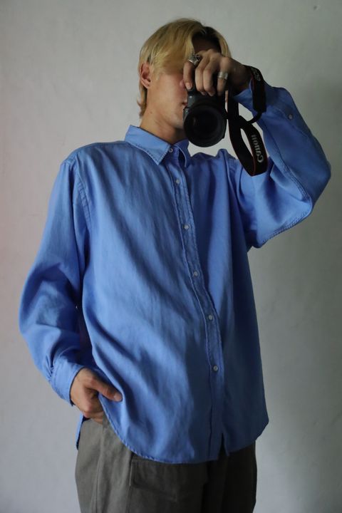 アプレッセ 24SS Double Weave TwillRegular Collar Shirt style 2024.5.7