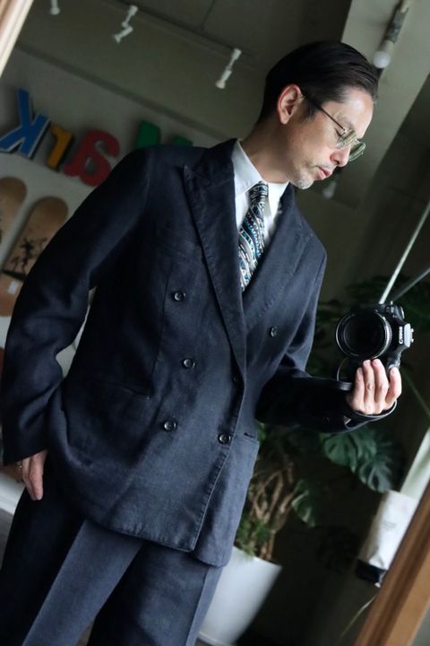 アプレッセ22FW Double Breasted Jacket結婚式スタイル.2022.9.27.