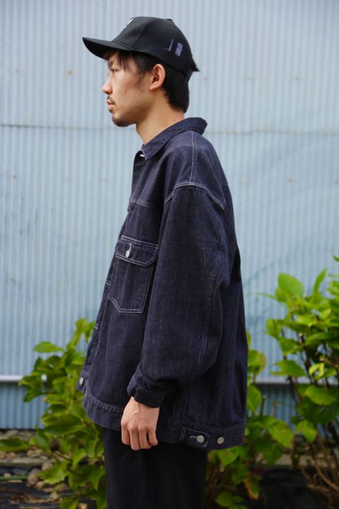 Graphpaper Colorfast Denim Blouson"INDIGO"Style.2020.7.21.