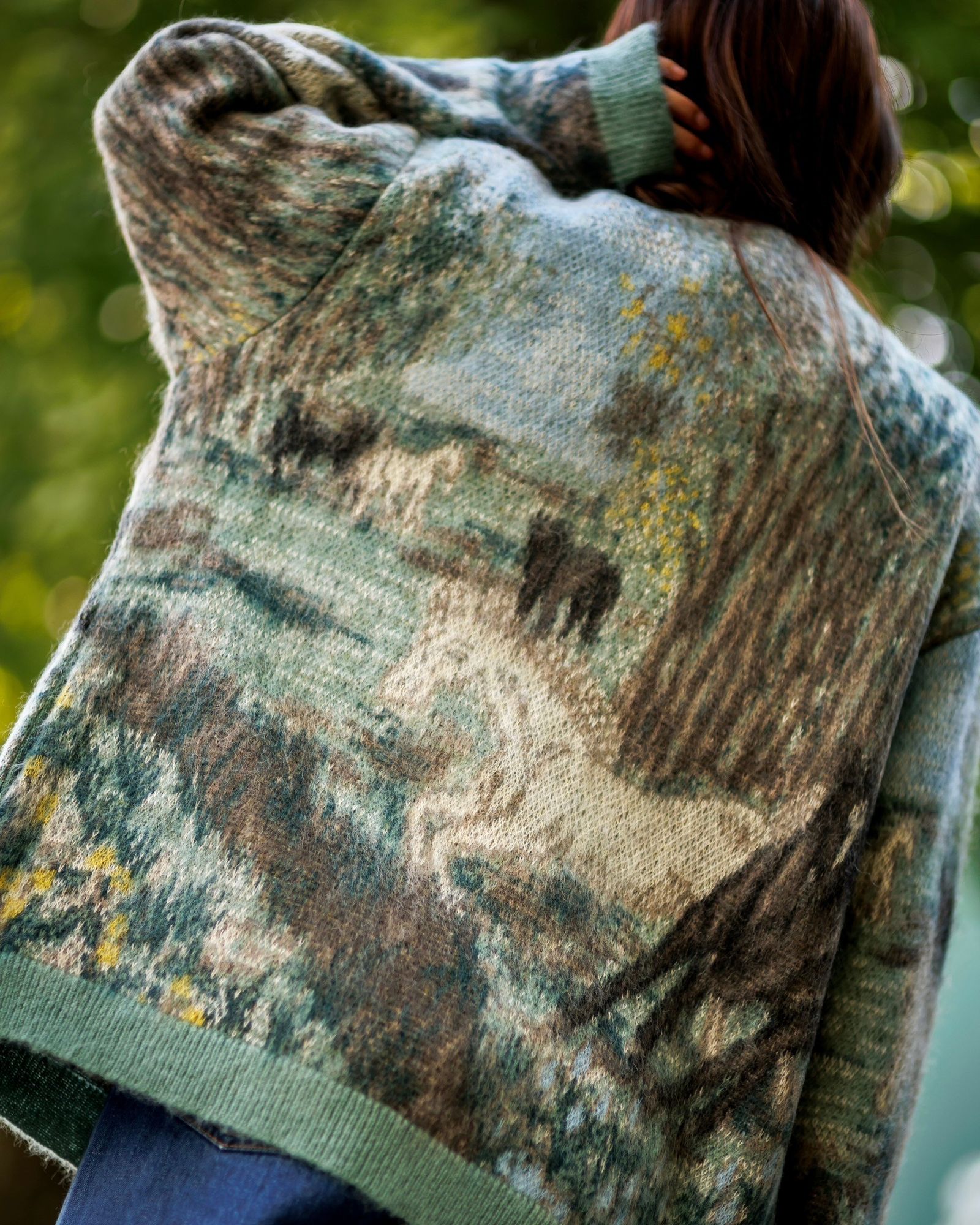 YOKE 新作HORSE JAQUCARD MOHAIR CARDIGAN - KEITA MARUYAMA 30TH ANNIV. EXCLUSIVE-.style.2024.11.22