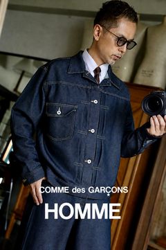 コムデギャルソンオム26FW エステルサージ製品染デニムジャケット(HR-J013-051)INDIGO☆9月4日(金)発売！