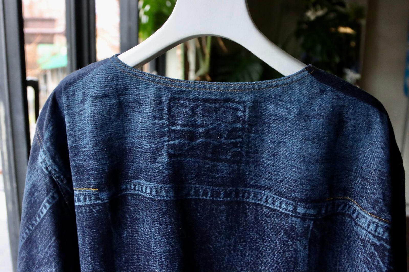ヨーク23SSデニムシャツ LASER PROCESSED DENIM PULLOVER(YK23SS0469SH)INDIGO