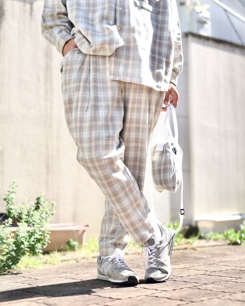 STRIPES FOR CREATIVE FW23 SFC OG CHECK SHIRT&PANTSスタイル