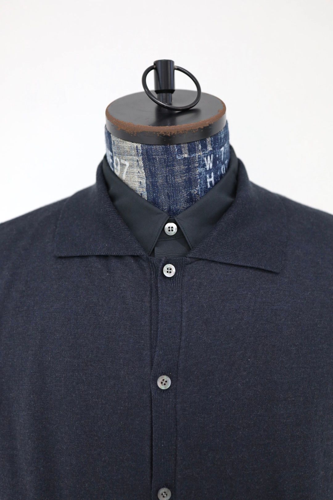 YOKE 26SS Connected Cardigan Shirt(YK26SS01248S)CHARCOAL