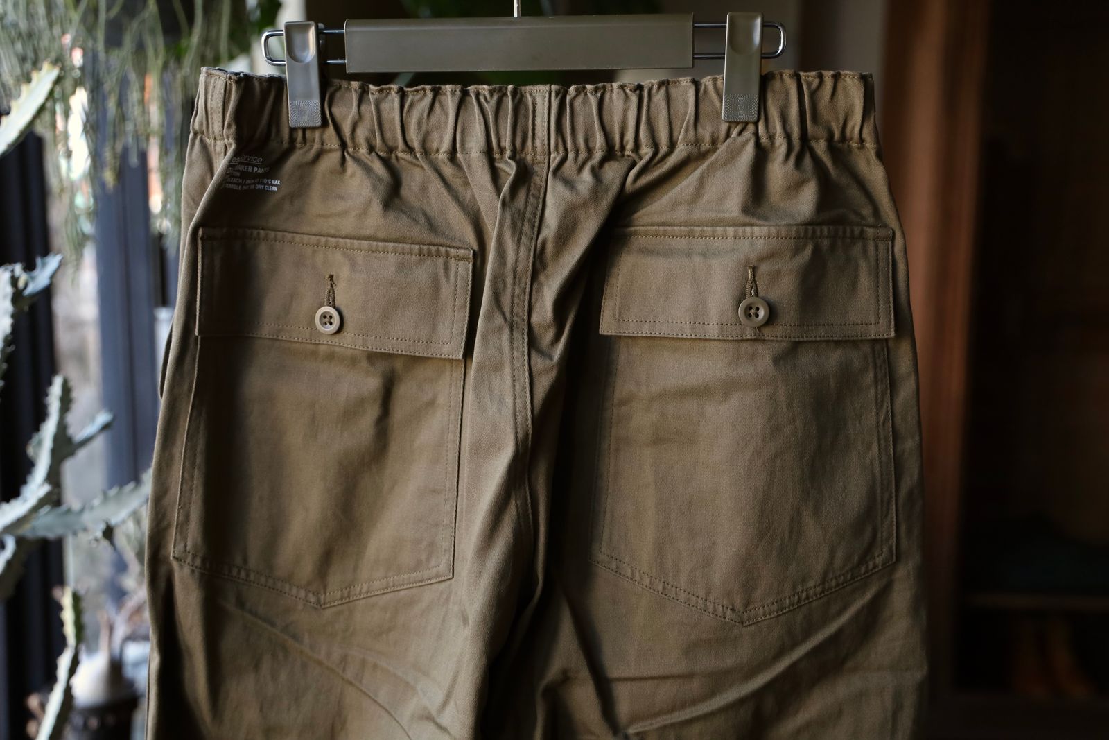 フレッシュサービス UTILITY BAKER PANTS(FSC251-40139)GREEN(TAN)