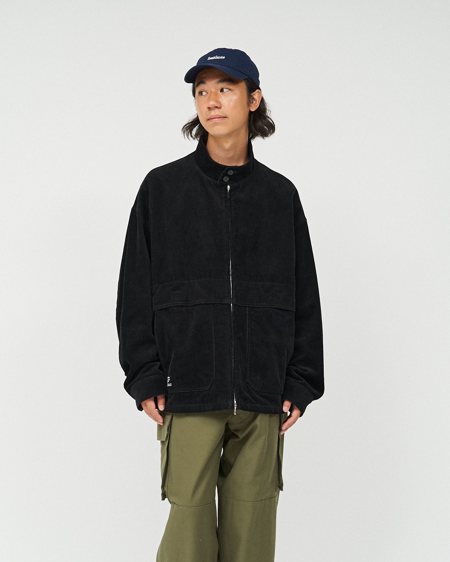 フレッシュサービス COTTON CORDUROY JACKET (FSC253-30124)BLACK★10月4日(土)発売！