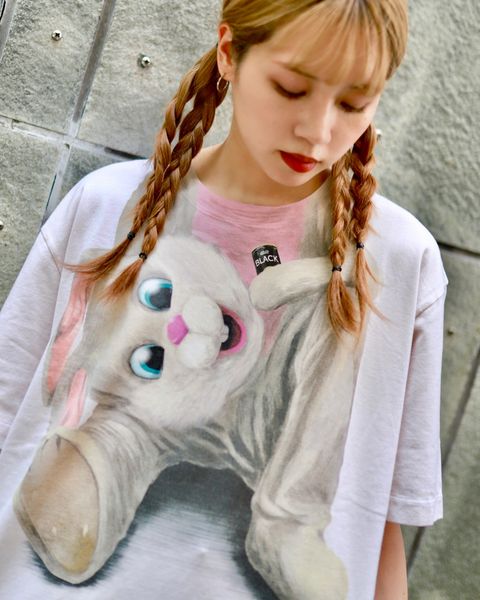 doublet 新作STUFFED RABBIT DURING T-SHIRT style.2023.8.10