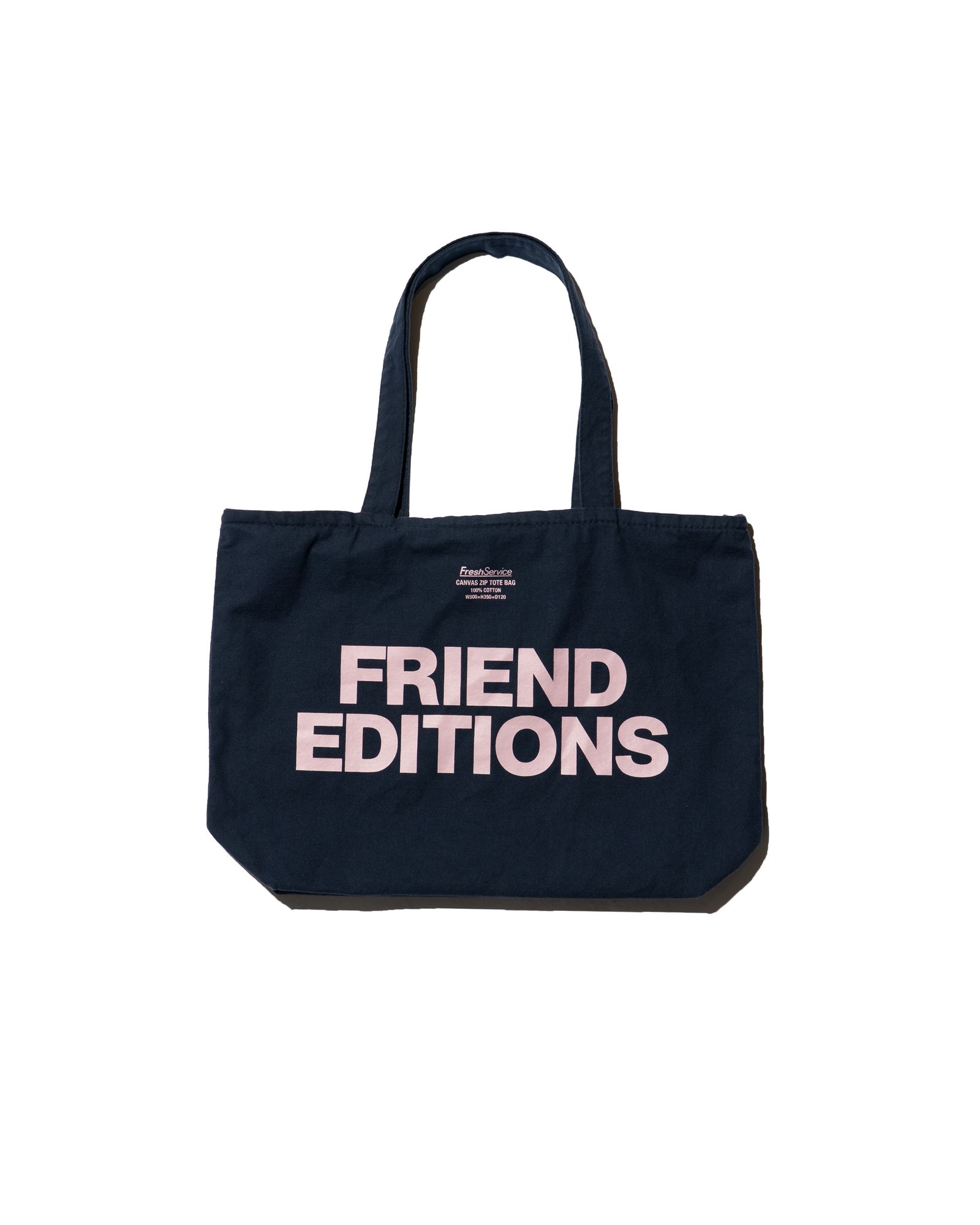 フレッシュサービス FRIEND EDITIONS CANVAS ZIP TOTE BAG(FSP261-90091FE)NAVY☆3月14日(土)発売！