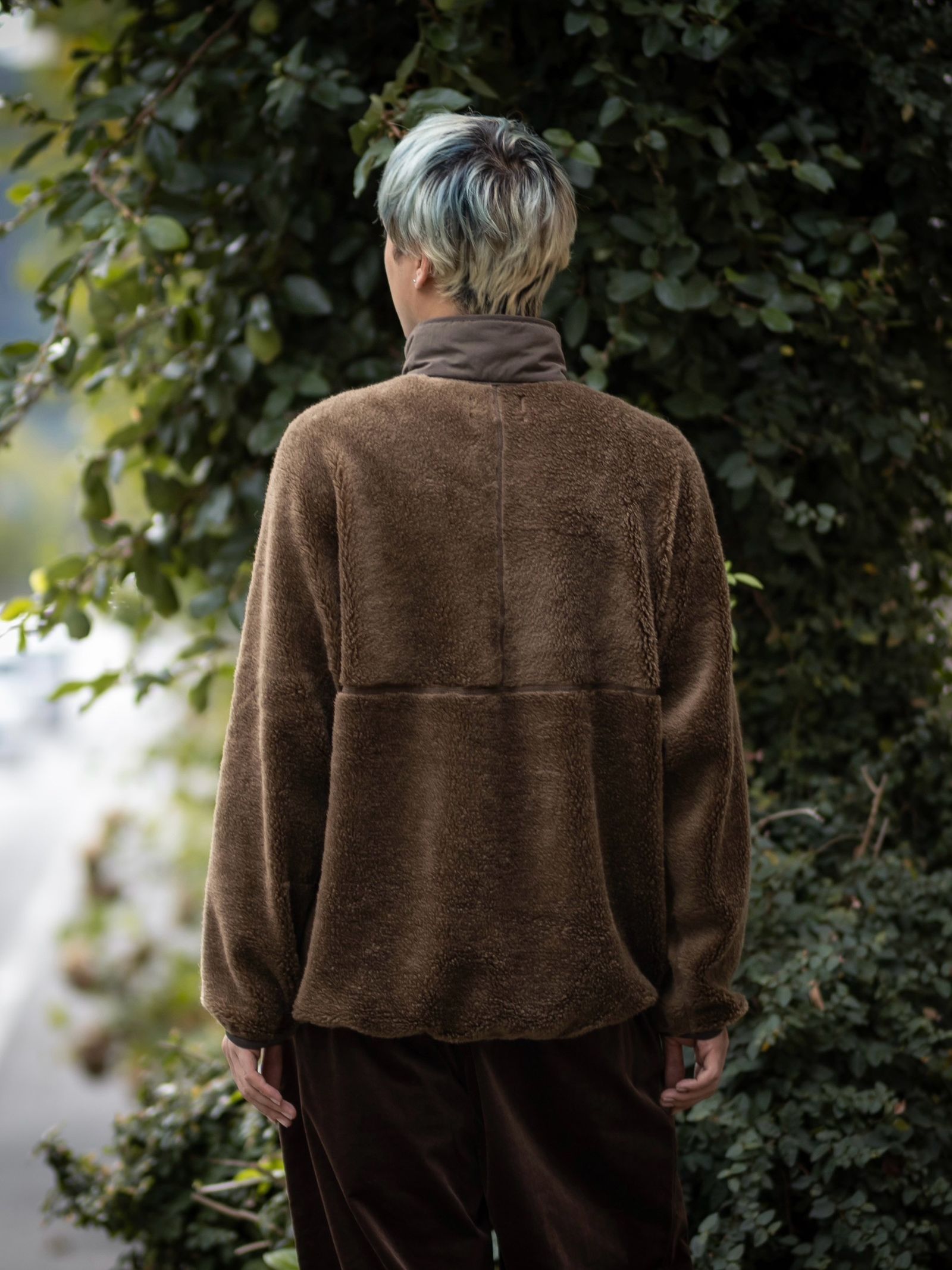 Graphpaper Wool Boa Zip-Up Blouson MARK STYLE