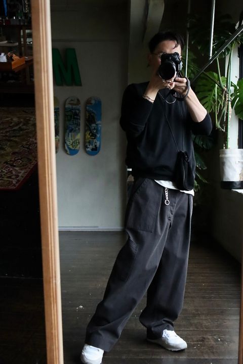 A.PRESSE 23SSパンツ USAF Hemmed Bottoms(23SAP-04-14M)BLACKスタイル