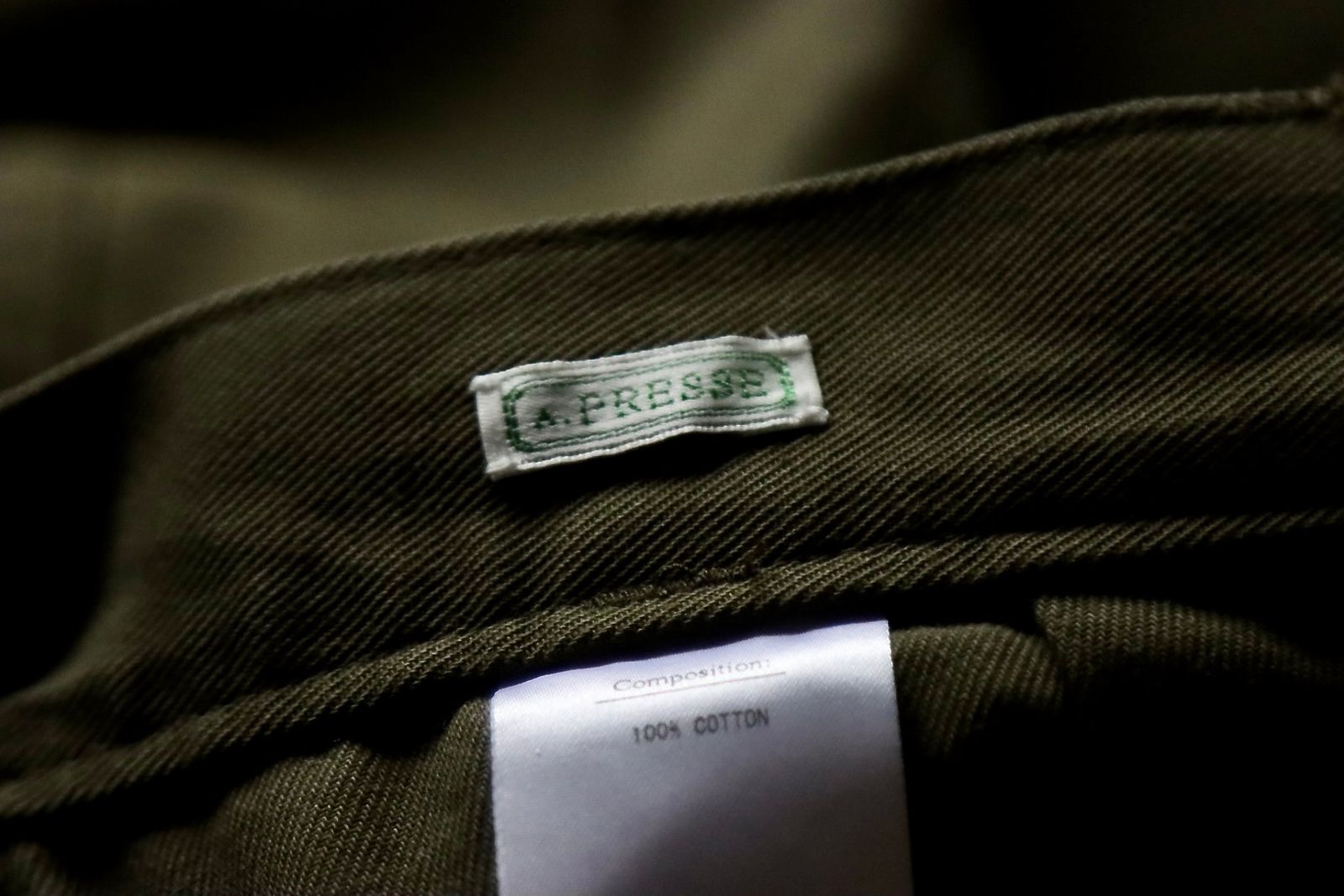 アプレッセ23SSパンツ USAF Hemmed Bottoms(23SAP-04-14M)OLIVE