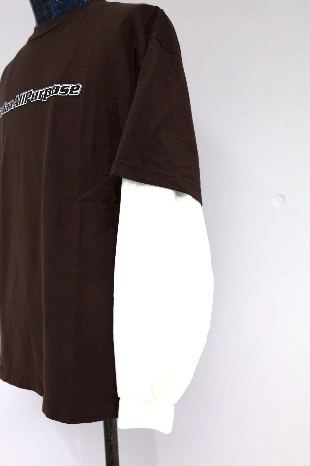 セダンオールパーパス 26SS Skate Logo Layered L/S Tee(SD26S-CT05)Brown x Off☆3月7日(土)発売！