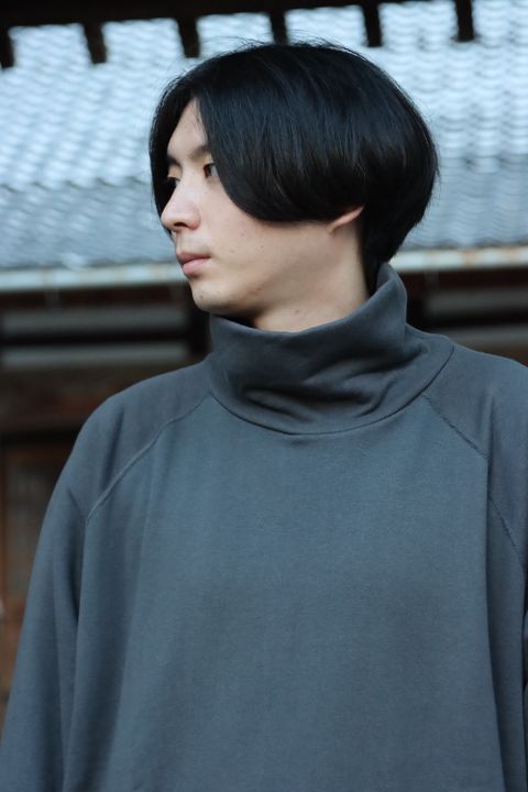 LOOPWHEELER for Graphpaper Hight Neck Sweat(GU213-70178B) style.2021.9.19