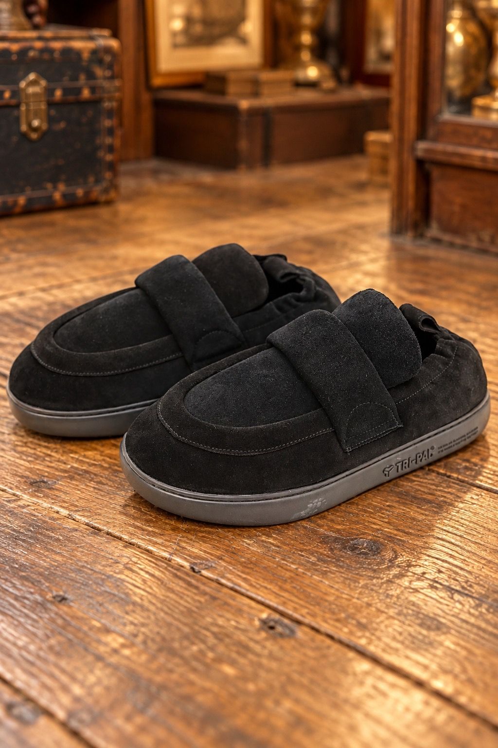 グラフペーパー foot the coacher for GP SUEDE SOFT-PAD LOAFER(GM263-90699)BLACK☆10月10日(土)発売！