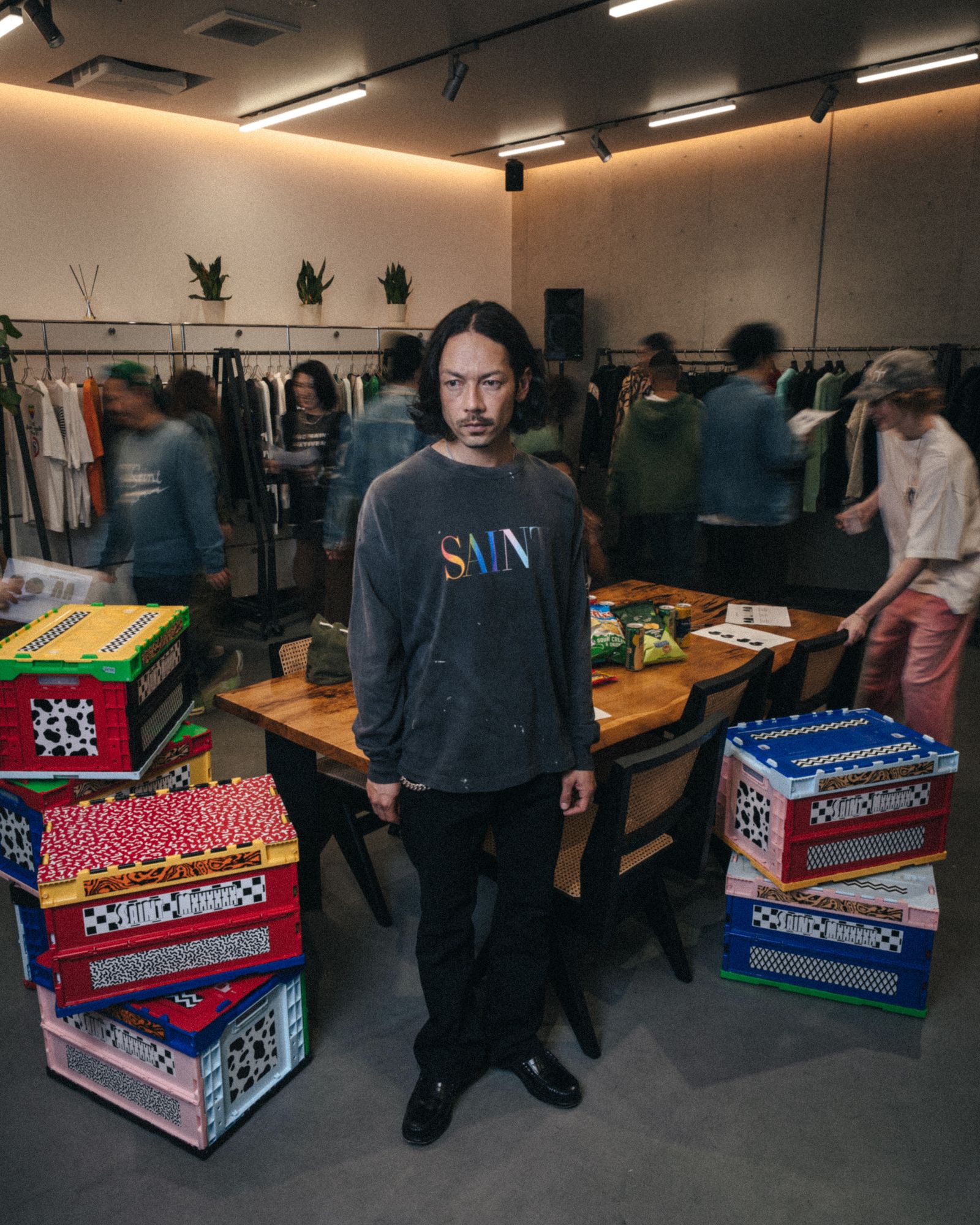 セントマイケル 26AW SAINT LS_T-SHIRT(SM-MK1-0000-019)BLACK☆9月5日(土)発売！