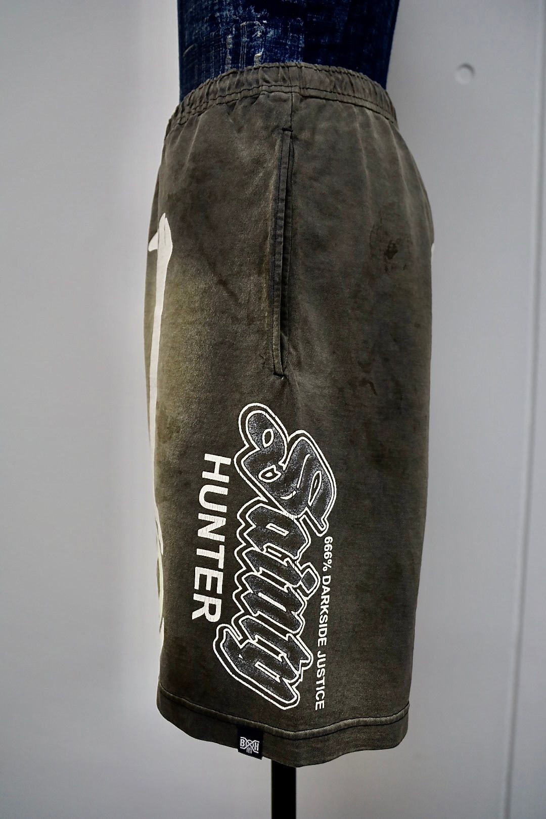 セントマイケル 26SS BH_CUT SEW SHORTS/BONE (SM-MK8-0000-C33)BLACK