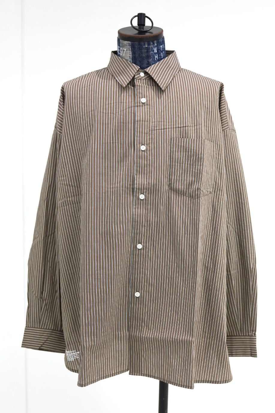 フレッシュサービス 26SS CHRAFTeX® L/S STRIPE SHIRT(FSC262-50007)BROWN STRIPE☆5月30日(土)発売！