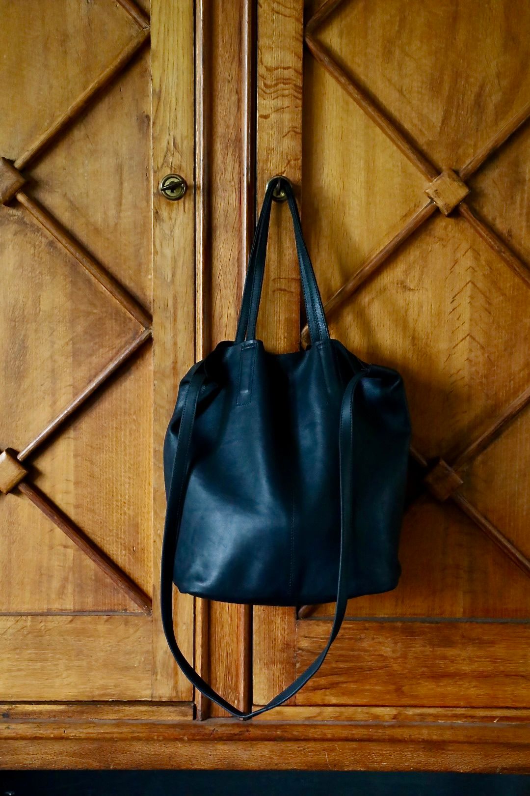 Morphee / モルフェトートバッグ 【LONG】3WAY MIDIUM TOTE(ML-BLK)BLACK☆8月27日(木)再入荷いたしました！