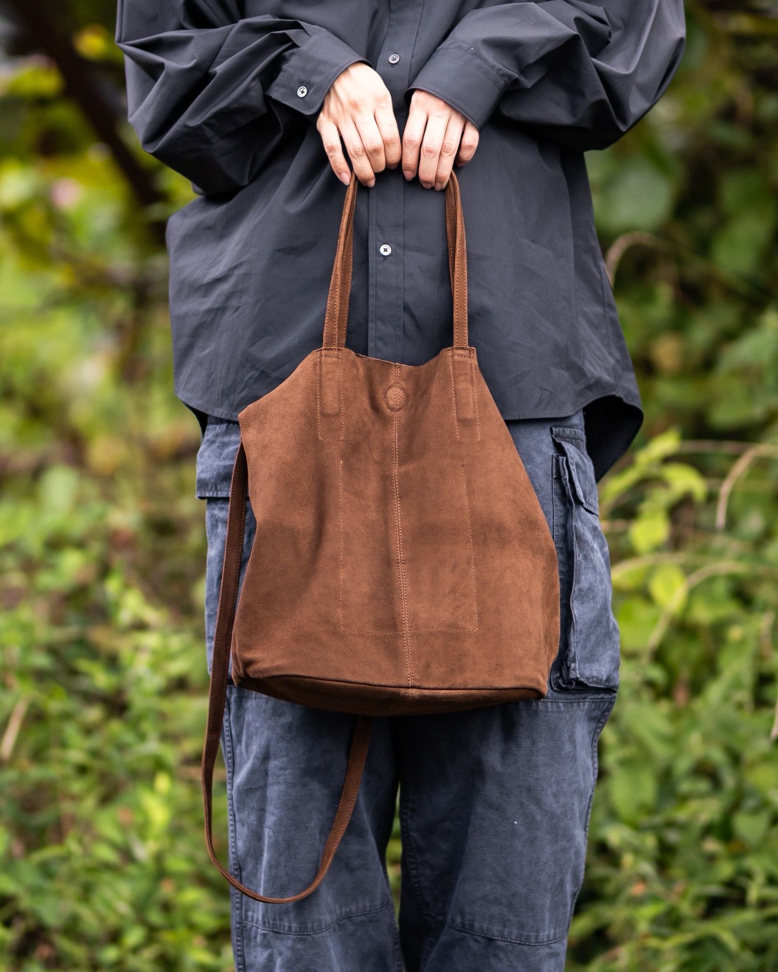 Morphee / モルフェトートバッグ 3WAY MIDIUM TOTE(LONG)SUEDE [COFFEE BROWN]☆新作発売！