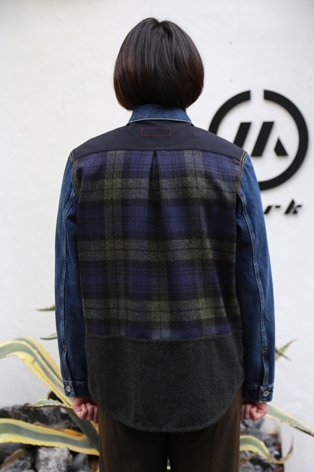 JUNYA WATANABE COMME des GARCONS MAN 綿デニム×ウールツイルチェック