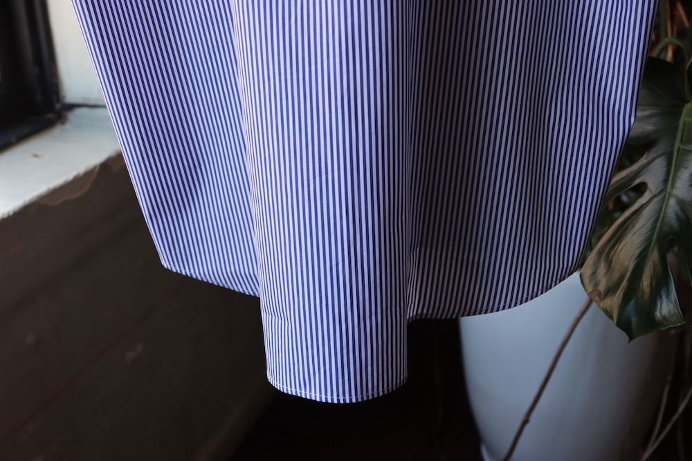 is-ness×THOMAS MASON VENTILATION SHORT SLEEVE SHIRT"BLOCKS STRIPE"イズネス22SS