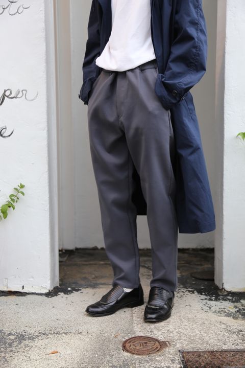 Graphpaper Triple Cloth Slim Chef pants"GRAY"Style.2020.8.23.