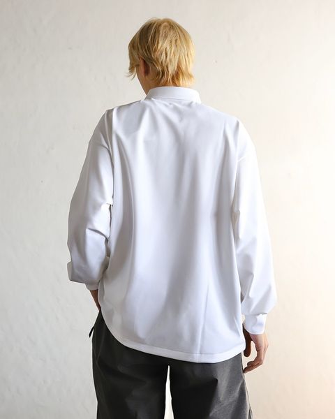 FreshService 24SS 新作DRY PIQUE JERSEY L/S POLO(WHITE) style 2024.3.22