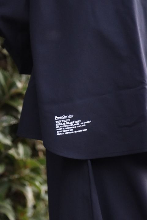 FreshService WOOLY CLOTH REGULAR COLLAR SHIRT style.2022.10.29