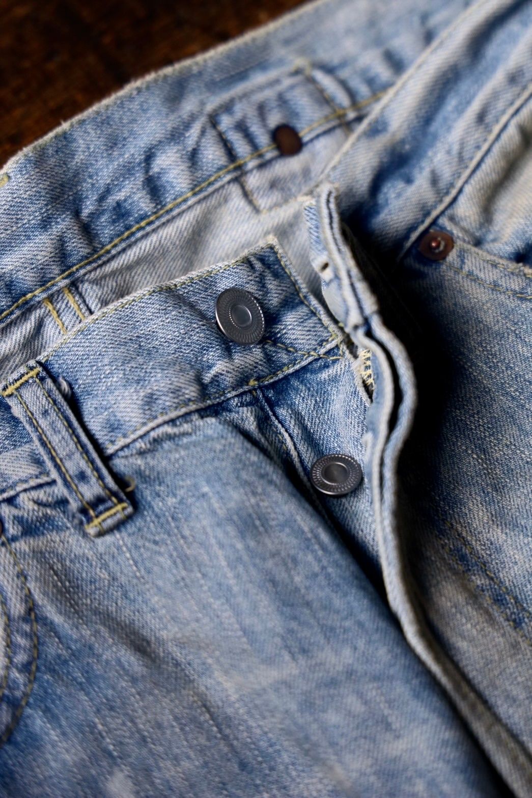A.PRESSE - アプレッセ No.37 Washed Wide Denim Pants(25SAP-04 A.PRESSE - アプレッセ No.37 Washed Wide Denim Pants(25SAP-04