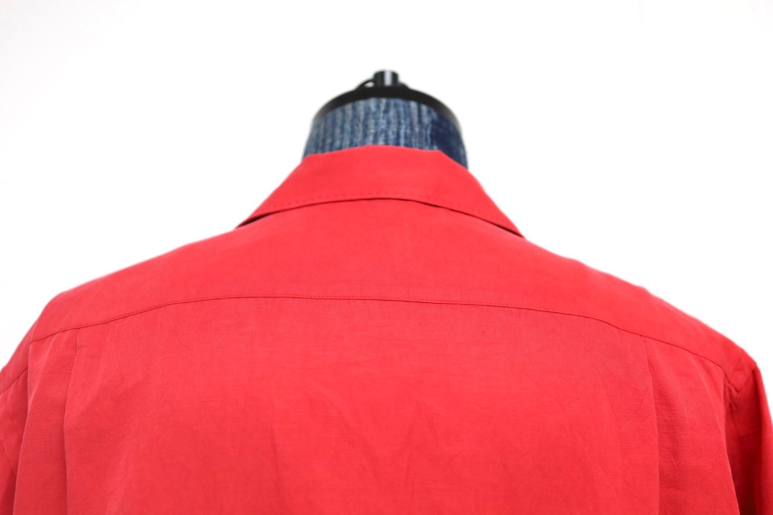 アプレッセ 2026 STYLE1  Vintage Silk Linen S/S Open Collar Shirts(26SAP-02-09)RED☆4月11日(土)発売！