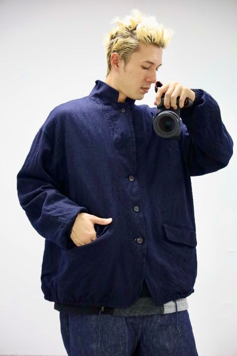COMME des GARCONS HOMME ウールサージ製品縮絨3Bジャケット スタイル