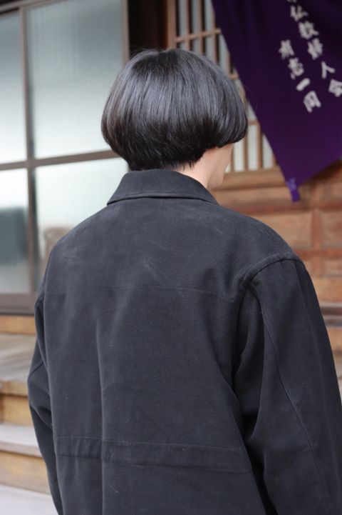 YOKE MILITARY FIELD JACKET"BLACK"style
