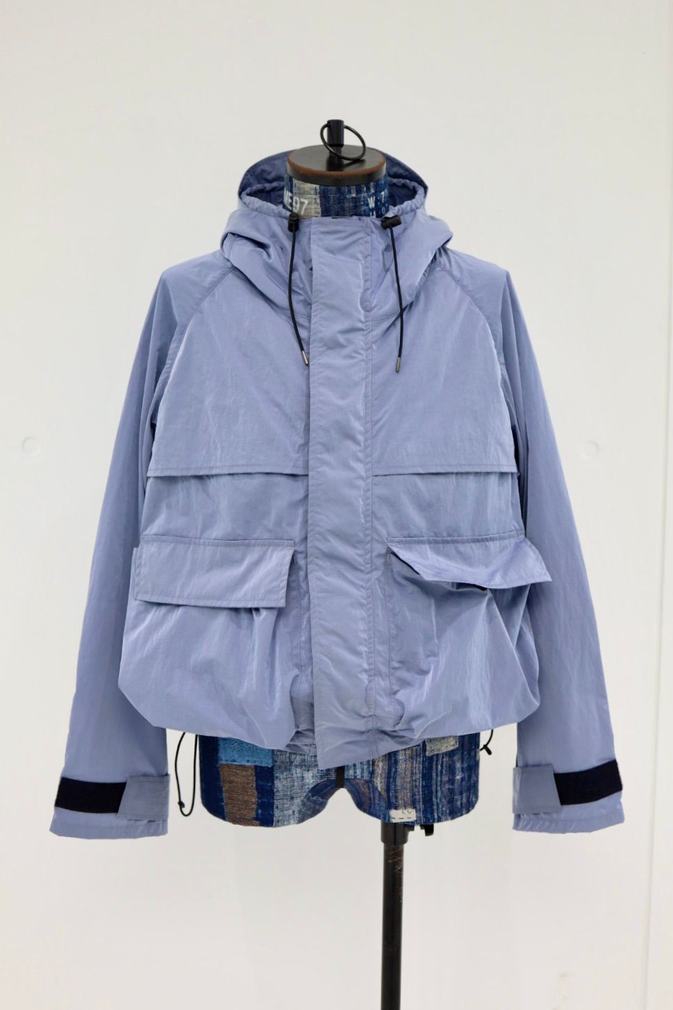 marka マーカ 26SS FIELD PARKA -RECYCLED NYLON CHAMBRAY TAFFETA-(M26A04BL01C)LIGHT BLUE☆新作発売！
