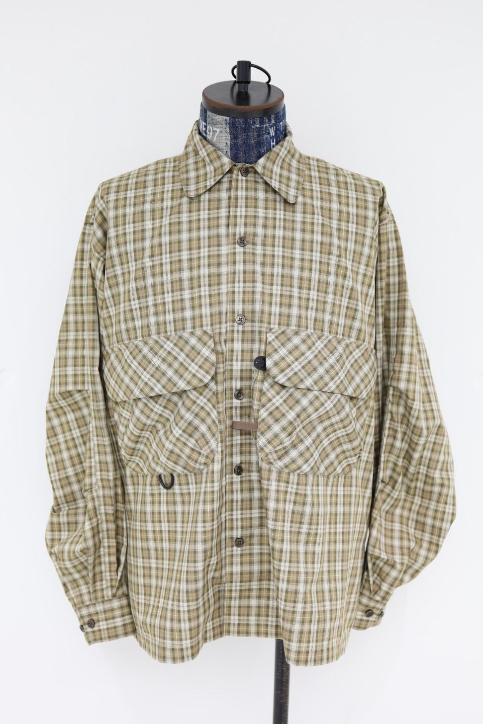 DAIWA PIER39(ダイワピア39) TECH SPORTS OPEN COLLAR SHIRT L/S GREN PLAID(BE-82026)BROWN GRAY☆3月28日(土)新作発売！
