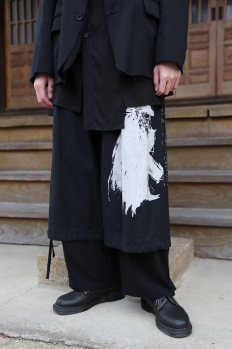 Yohji Yamamoto pour Homme 2020AW 新作 M-3BS 重ねST止レイヤードジャケット(HR-J10-802)style.2020.11.23.
