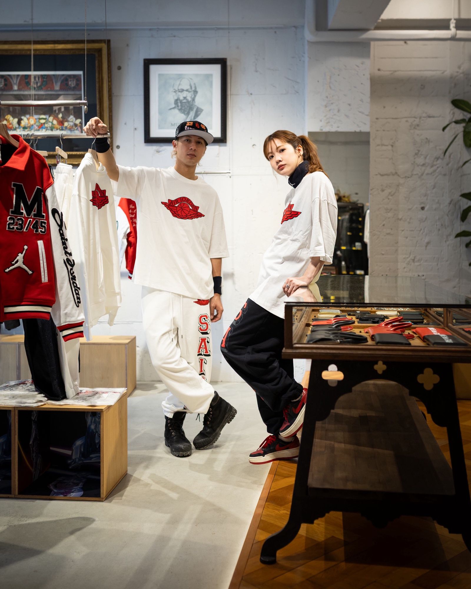 JORDAN BRAND × ©SAINT MXXXXXX (TIME) CAPSULE☆M J SM SS TEE style.2026.5.22