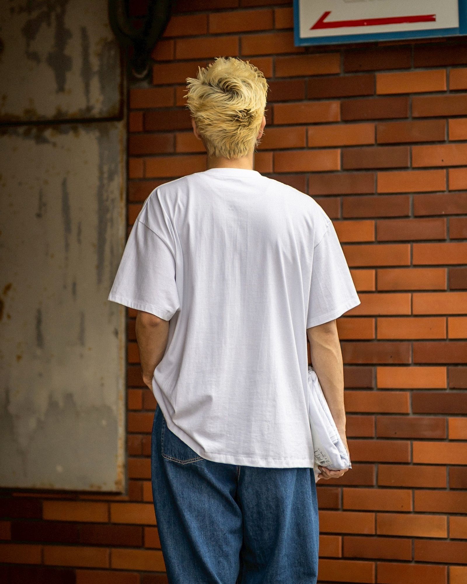 フレッシュサービス パックTシャツ 2-PACK CORPORATE S/S TEE (WHITE)