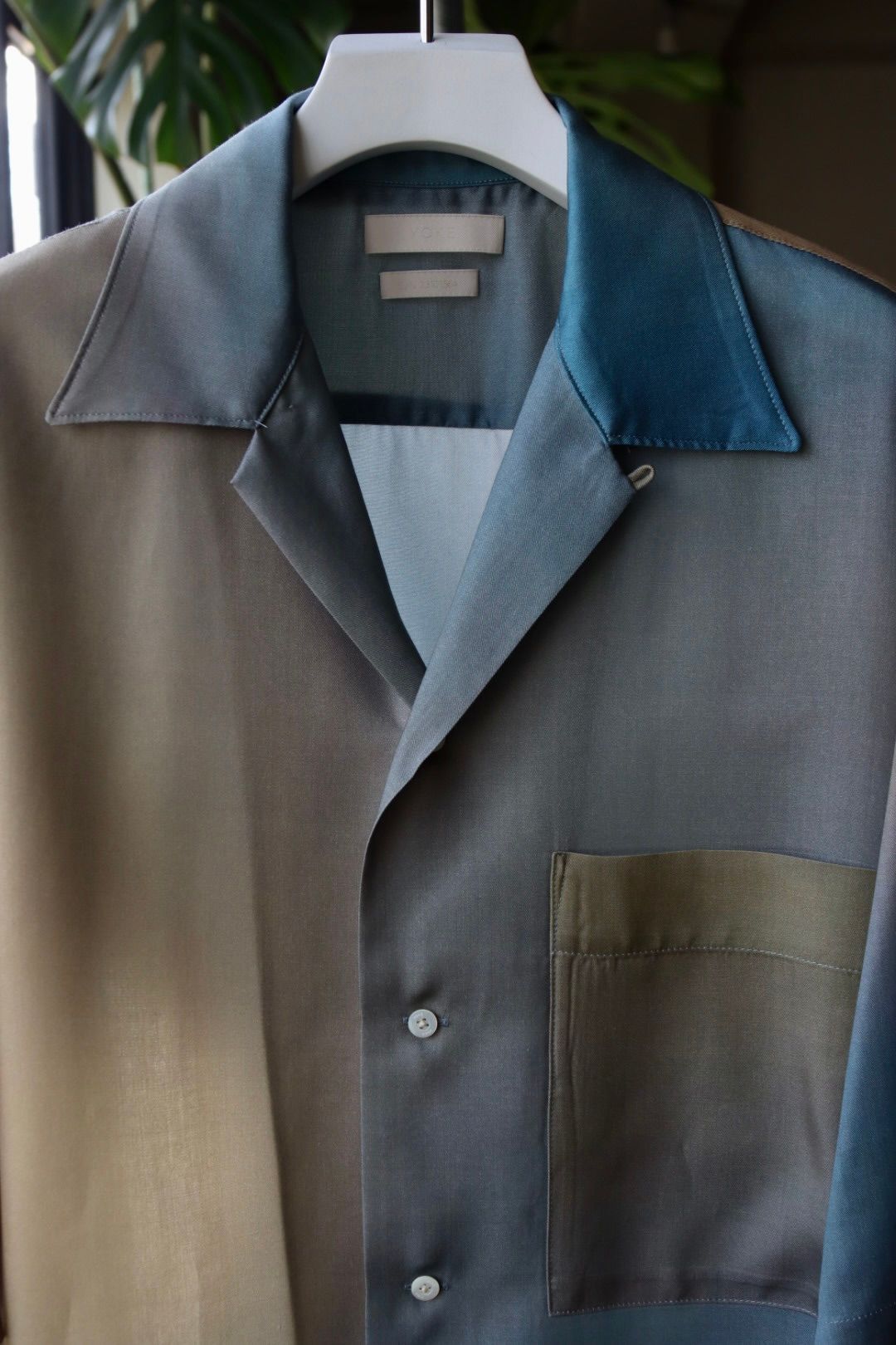 YOKE - ヨーク23SSシャツ PRINTED OPEN COLLAR SHIRT