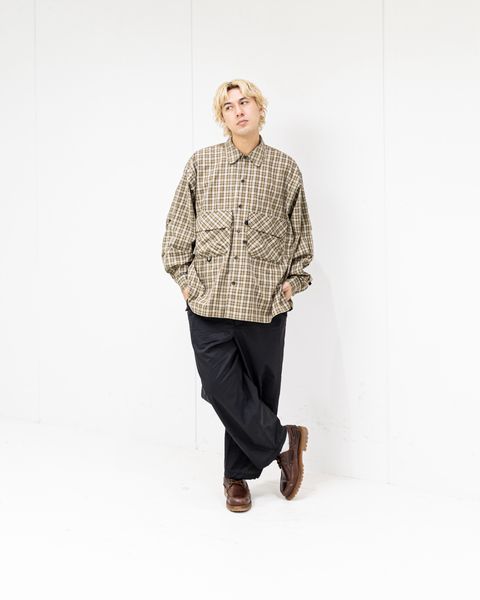 DAIWA PIER39 TECH SPORTS OPEN COLLAR SHIRT L/S GREN PLAID 3月28日(土)新作発売！