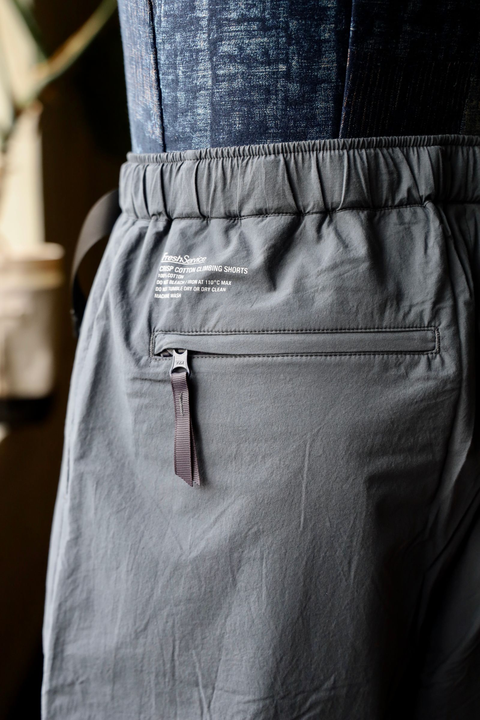 フレッシュサービス CRISP COTTON CLIMBING SHORTS(FSC251-40113)GRAY