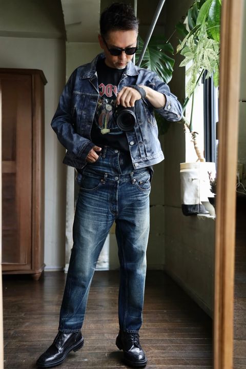JUNYA WATANABE MAN ダブルウエストLevi's Wネームデニムスタイル.2025.5.7.