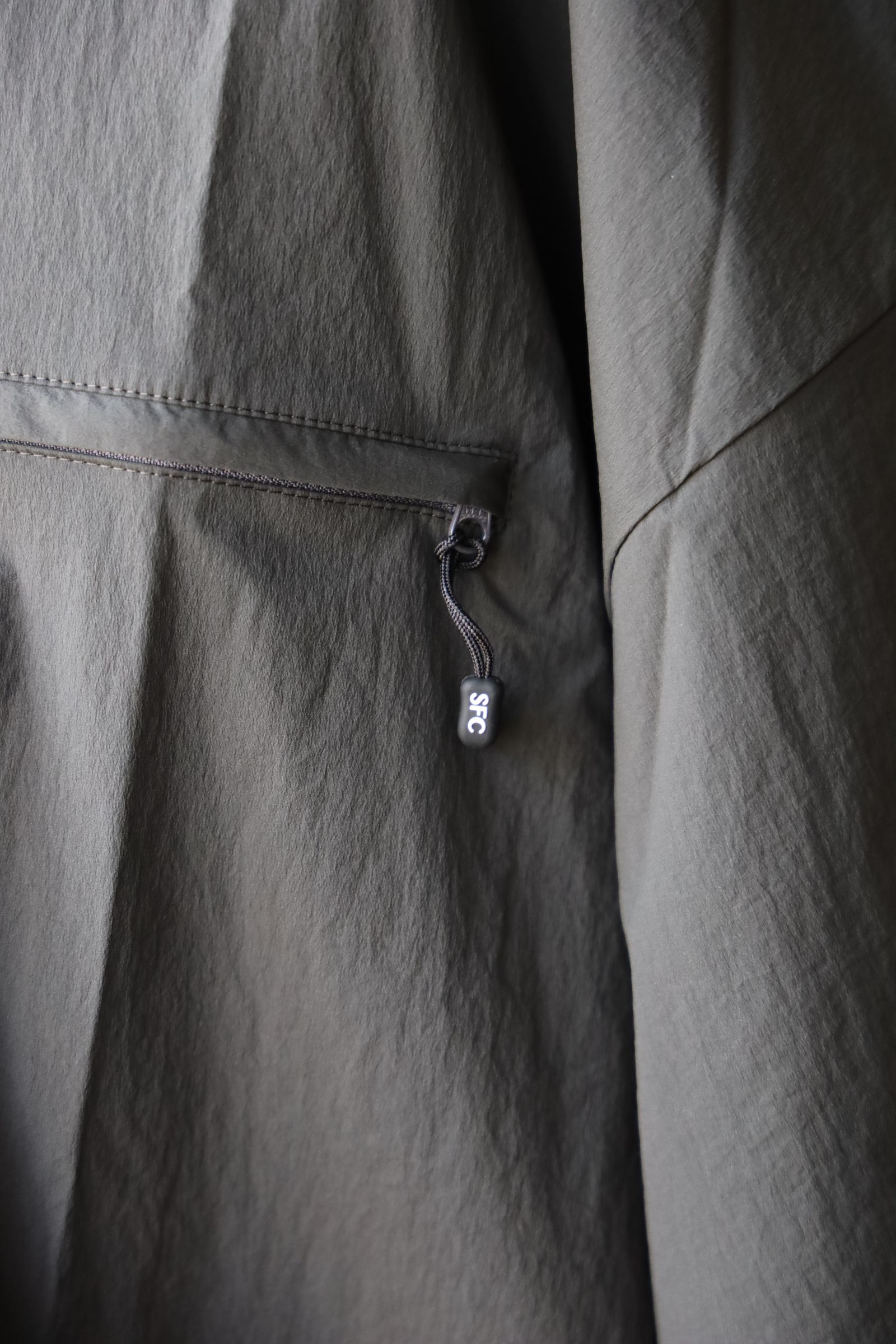 S.F.C 25SS エスエフシー TECH POCKET NYLON SS TEE(SFCSS25S07)D Grey☆3月29日(土)発売！